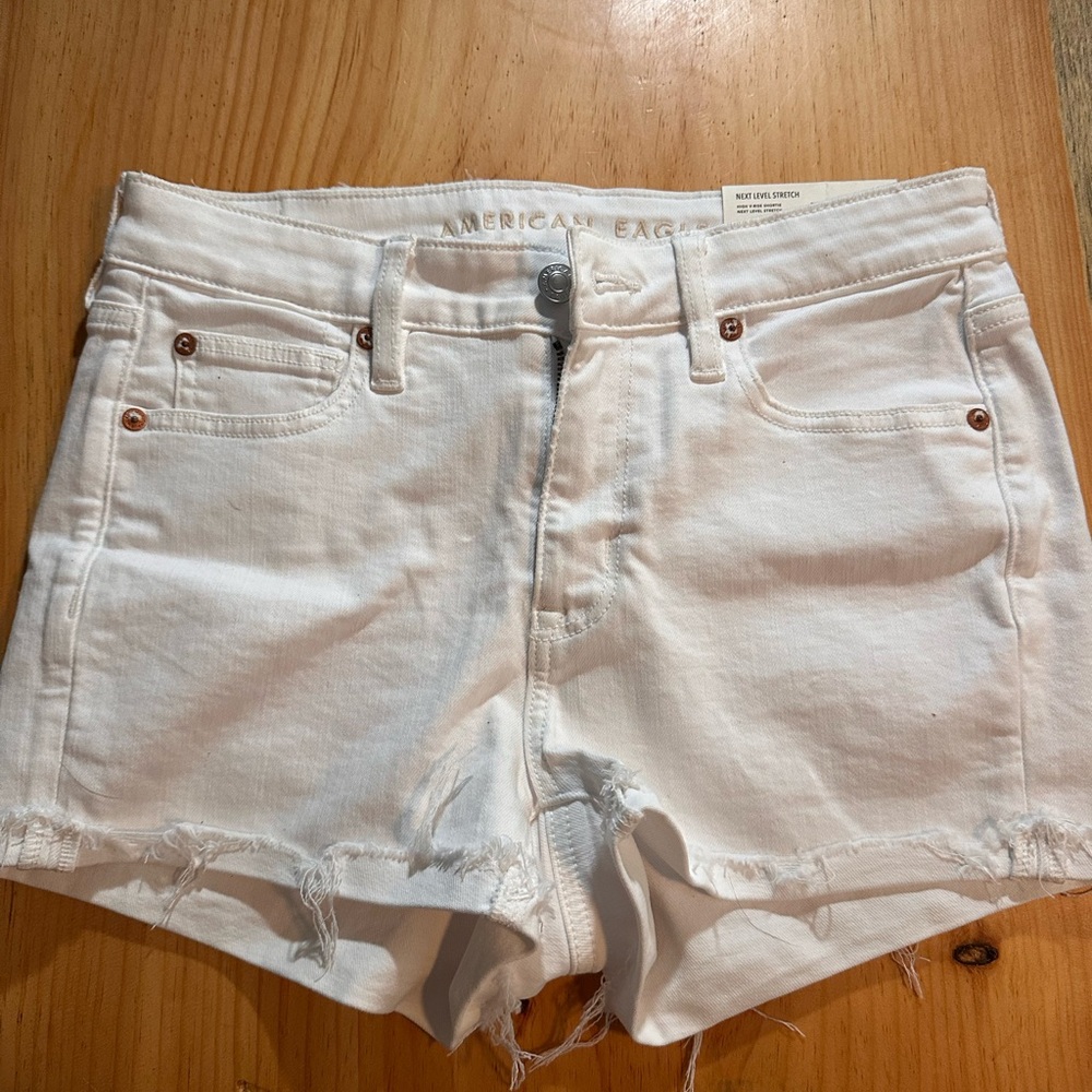 American Eagle Outfitters White Jean Shorts